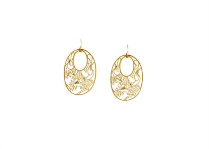 Gold Plated | Filigree Earrings